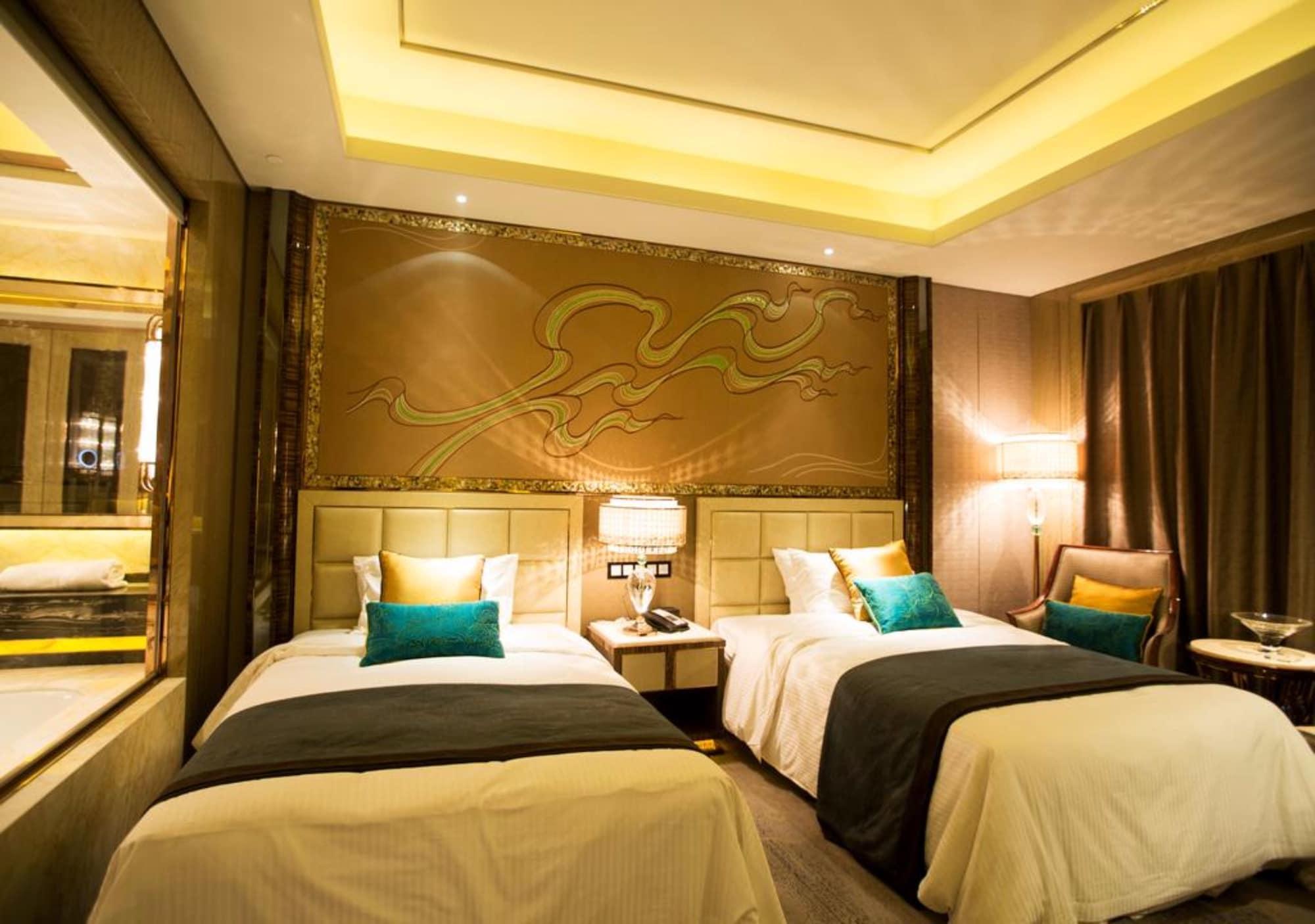 Wanda Vista Lanzhou Hotel Bagian luar foto