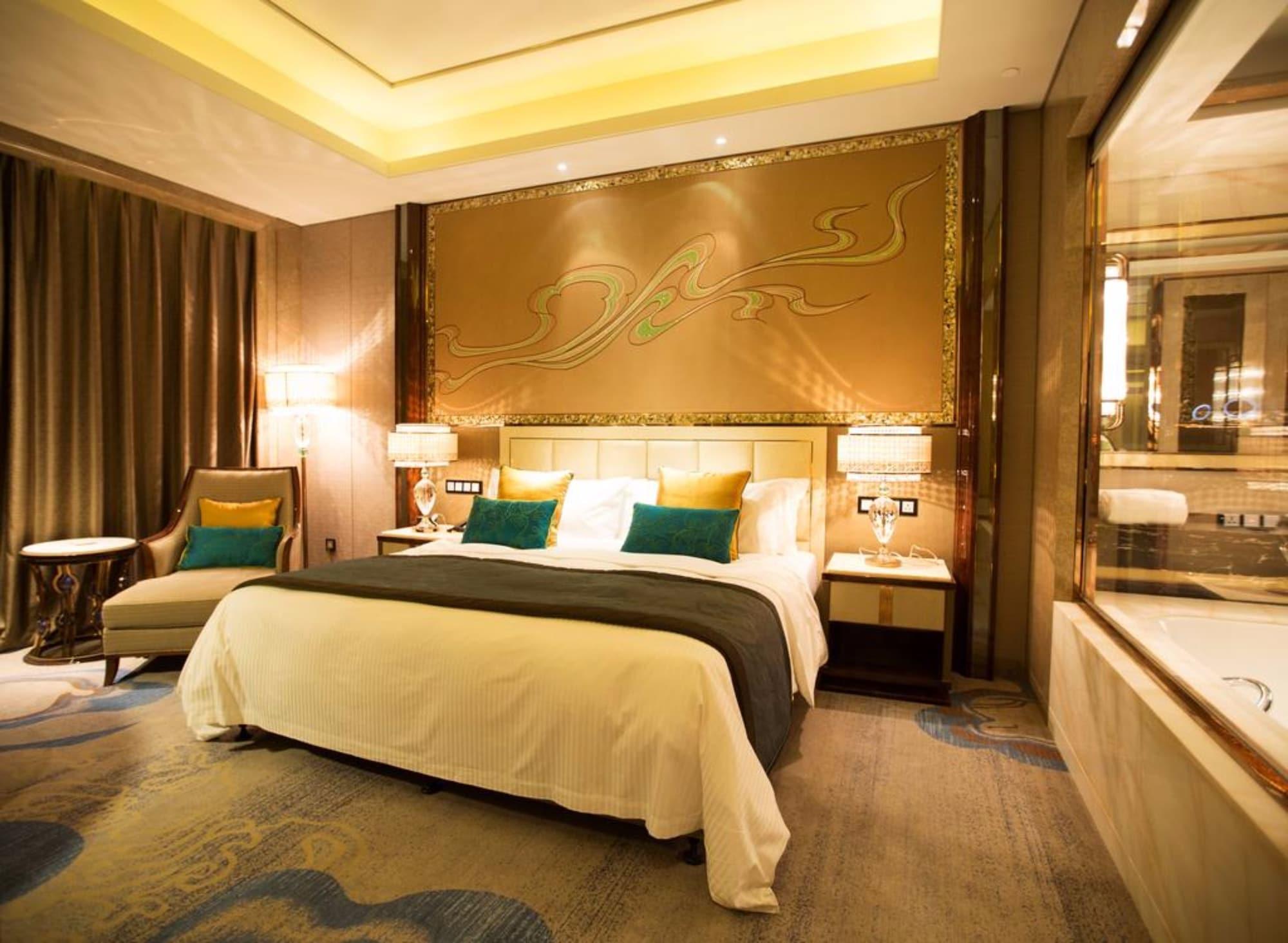 Wanda Vista Lanzhou Hotel Bagian luar foto
