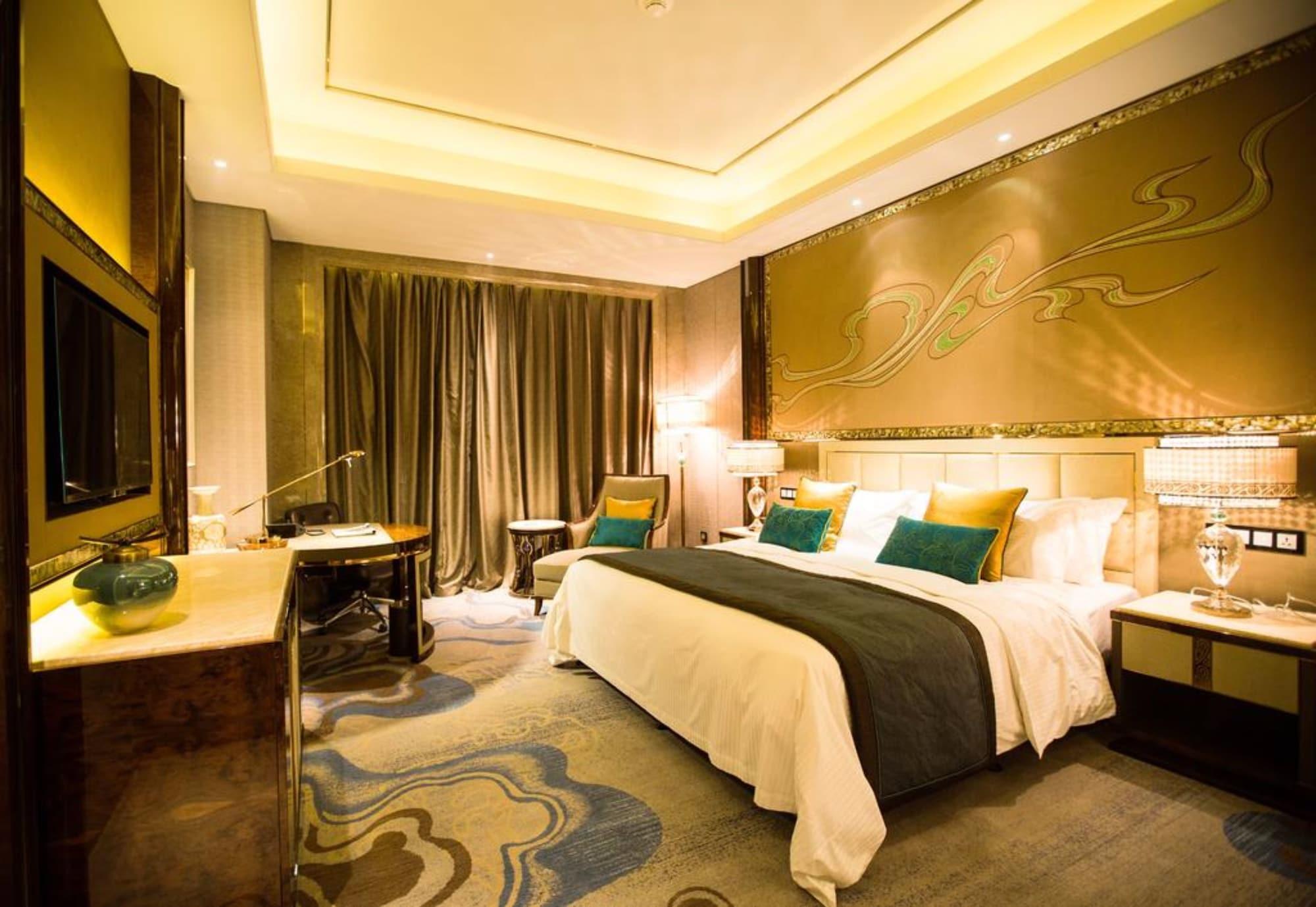 Wanda Vista Lanzhou Hotel Bagian luar foto