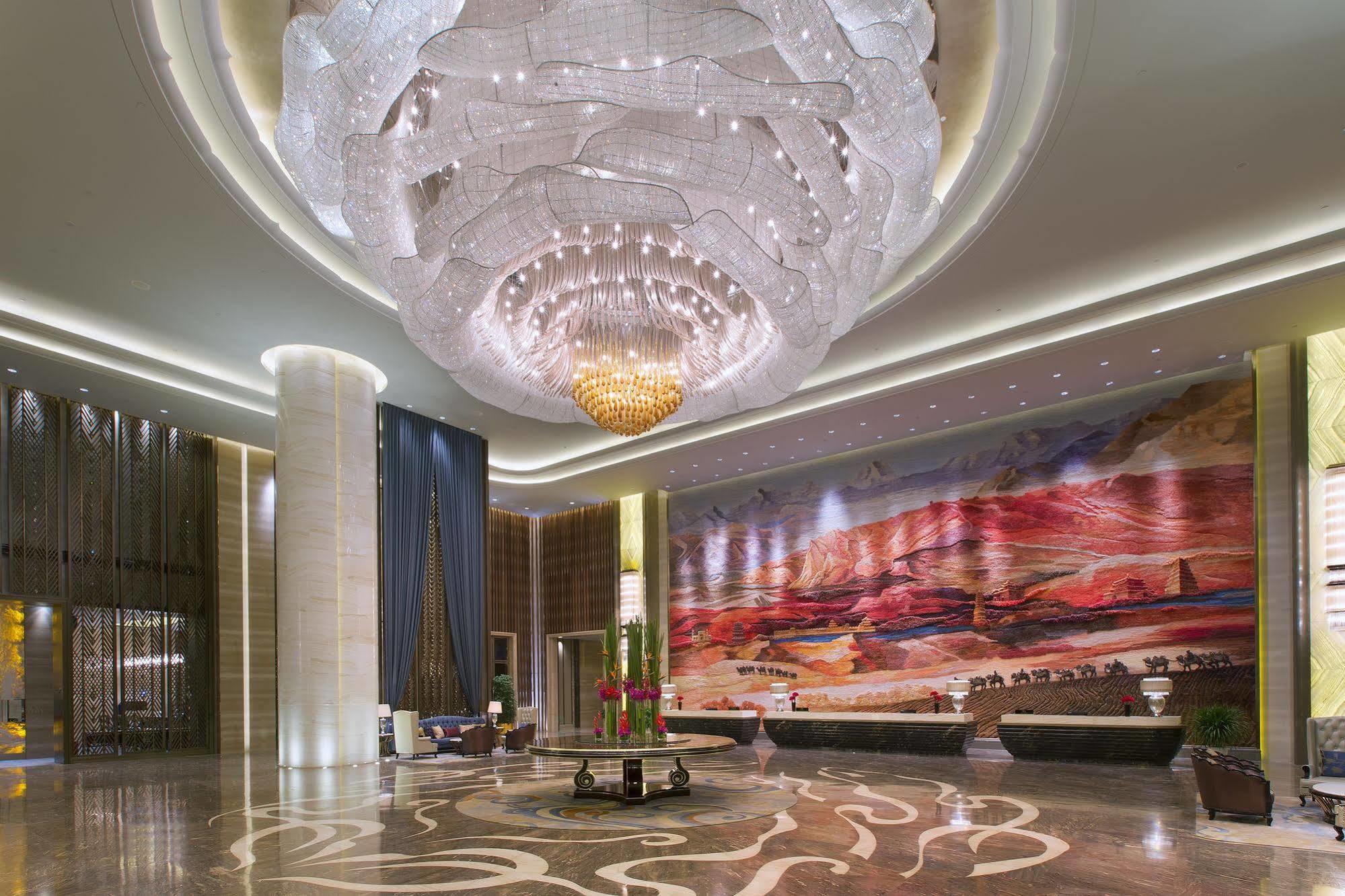 Wanda Vista Lanzhou Hotel Bagian luar foto